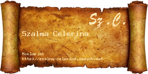Szalma Celerina névjegykártya